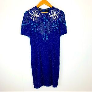 Vintage Robert Anthony Sequins Dress Sz 10